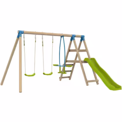 " STATION ARRUCAT TP TOYS 2 BALANCOIRES / VIS-A-VIS / TOBOGGAN / KIT D'ANCRAGE H.190 CM REF 236PE Découvrez notre gamme de ba ...