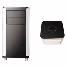 TECNOLUX - AIRCO MOBILE A 50M3 9000BTU AVEC ÉVACUATION - Livraison rapide et soignee - Facture fournie -