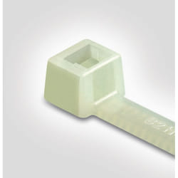 Hellermann Tyton T50L serre-câbles Polyamide Blanc 100 pièce(s)