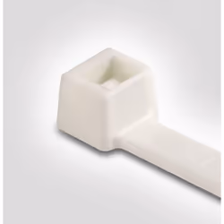 Hellermann Tyton T18R, Polyamide, Blanc, 2,2 cm, 80 N ( 1 kilogrammeforce = 9,81 Newton), V0, -40 - 85 °C