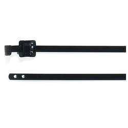 Hellermann Tyton MLT24SSC10 serre-câbles Attache de câble détachable Polyester, Acier inoxydable Noir 50 pièce(s)