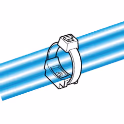 Hellermann Tyton LKCSF1 Noir Polyamide 100 pièce(s)