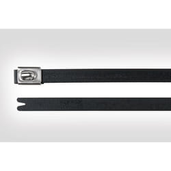 Hellermann Tyton MBT8HFC serre-câbles Polyester, Acier inoxydable Noir 50 pièce(s)