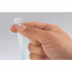 Hellermann Tyton REL140 serre-câbles Attache de câble détachable Polyamide Blanc 100 pièce(s)