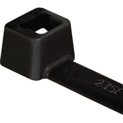 Hellermanntyton - 111-03050 T30R-PA66HS-BK Serre-câble 150 mm 3.50 mm noir 100 pc(s)