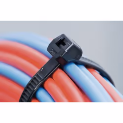 Hellermann Tyton T120ROS serre-câbles Polyamide Noir 100 pièce(s)