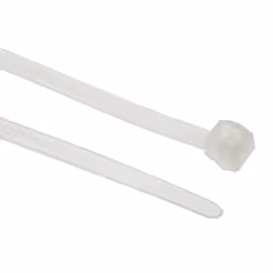 Hellermann Tyton T18ROS, Attache-câbles à crochets et à boucles, Polyamide, Blanc, 2 cm, 80 N ( 1 kilogrammeforce = 9,81 Newt ...