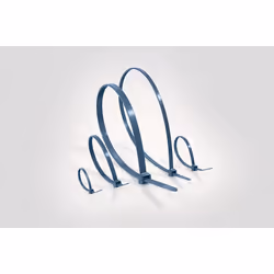 Hellermann Tyton MCTPP30R serre-câbles Métal, Polypropylène (PP) Bleu 100 pièce(s)