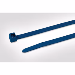 Hellermann Tyton MCTPP50L, Métal, Polypropylène (PP), Bleu, 11 cm, 150 N ( 1 kilogrammeforce = 9,81 Newton), HB, -40 - 115 °C