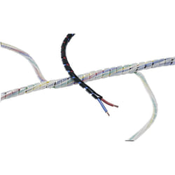 Hellermanntyton - Gaine spirale 1.60 à 8 mm SBPAV01.5-PA6-BK-30M 161-44000 noir 30 m S14812