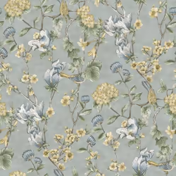 Papier Peint - HOLDEN - Sentier des oiseaux fleuris - 1005 m - 53 cm - Lavable et résistant à la lumière