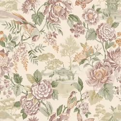 Papier Peint - HOLDEN - Sentier Panoramique - Motif Floral - 1005 m x 53 cm - Lavable