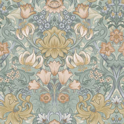 Papier peint floral ornemental Aqua / Multi Holden 13880