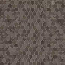 Papier peint carrelage Hexara Bronze Holden 89402