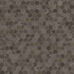 Papier peint carrelage Hexara Bronze Holden 89402