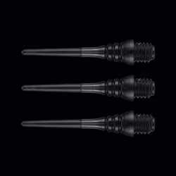 Winmau Triton Softip Points, Pointe de flechette, Noir, Plastique, Embout doux, 50 pièce(s)