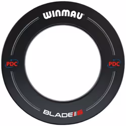 Winmau PDC Surround, Contour de plateau de fléchette, Noir, Rond, 67,5 cm, 1 pièce(s)