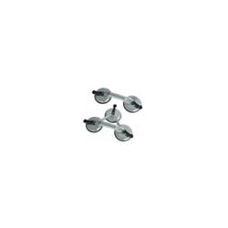 Faithfull - Ventouses aluminium - 2 têtes ø 120 mm