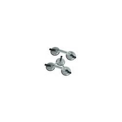 Faithfull - Ventouse Aluminium 3 Tetes 150kgfaisucpad3p