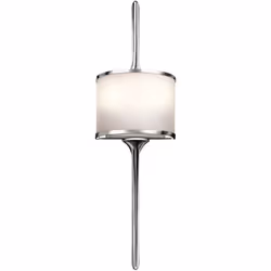Elstead Mona - Applique murale à 2 ampoules pour salle de bain, chrome poli IP44, G9 | Finition: Chrome poli | Matériau: acie ...