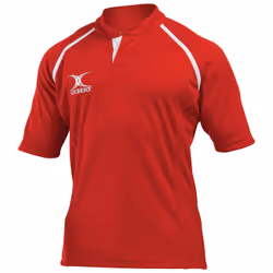 Gilbert 81416007, Adulte, Mâle, Rouge, Tee-shirt, XL, Rugby