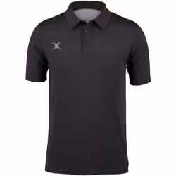 Gilbert 81504604, Adulte, Mâle, Noir, T-shirt polo, S, Rugby
