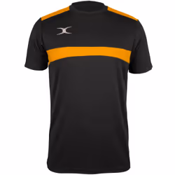 Gilbert 81509906, Adulte, Mâle, Noir, Or, Tee-shirt, L, Rugby