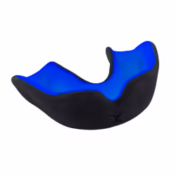 Gilbert 85524403, Protège-dents simple, A bouillir et à mordre, Noir, Bleu, Rugby, Junior