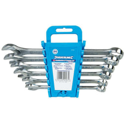 Silverline - Clés mixtes, 6 pcs af, 3/8' - 11/16'