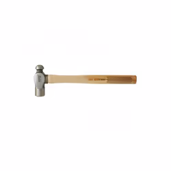 Tête en acier forgé trempé, manche hickory. Panne ronde pour travail de la tôle, panne plane pour porter des coups sur outils ...