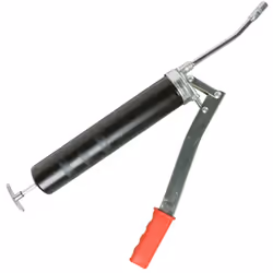 Pistolet de graissage à levier de 500 cm3, usage intensif. Pour graisse en cartouche ou en vrac. Comprend tube rigide et tube ...