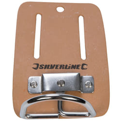 Silverline - porte-marteau en cuir pour ceinture 100 x 50 mm CB06