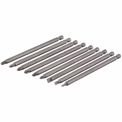 Silverline - coffret de 9 embouts de vissage super-longs 150 mm SB08
