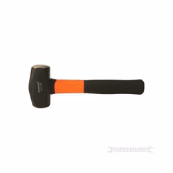 Maillet manche en fibres de verre - 09 kg Silverline - Tête robuste en acier trempé