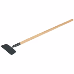 Description générale Grattoir de sol ultra-résistant avec long manche en bois verni, idéal pour le nettoyage des sols avant l ...