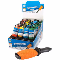 Ficelle nylon résistante, haute visibilité sur bobine rotative pour dévidage et rembobinage faciles. Pour les opérations de m ...