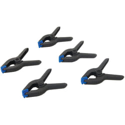 Silverline - Pinces à ressort - 5 pcs Longueur 65 mm / Mâchoire 30 mm