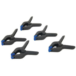 Silverline - Pinces à ressort, 5 pcs Longueur de 110 mm, mâchoire de 50 mm