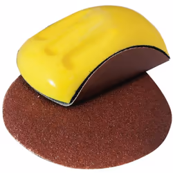 Cale ergonomique en plastique alvéolaire s'adaptant aux surfaces complexes pour une finition lisse. Compatible avec les disqu ...