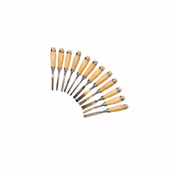 Silverline - Jeu de 12 ciseaux à bois pour sculpture