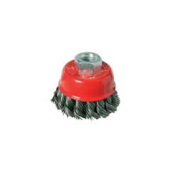 Silverline Brosse boisseau acier torsadé 75 mm