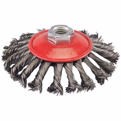 Pour l'élimination rapide de la rouille et le nettoyage des soudures. Filetage M14 x 2. Adaptée aux meuleuses d'angle.
