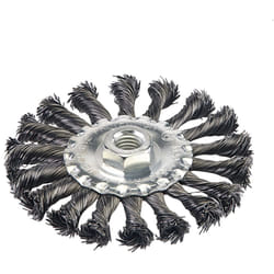 Silverline - brosse plate à fils torsadés 115 mm 656640