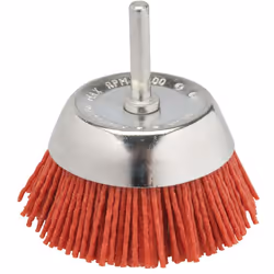 Fils de nylon imprégnés de grains grossiers en carbure de silicone pour ébarber et traiter les surfaces en métal et en bois. ...
