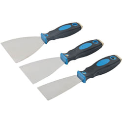 Silverline - jeu de 3 couteaux à enduire 50, 75 et 100 mm 661661