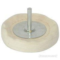 Disque de polissage coton non cousu sur tige 75…