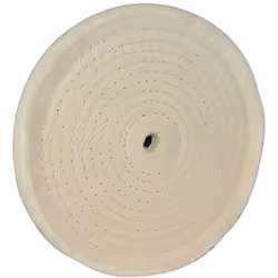 Description générale Disque de polissage en coton de 150 mm, conçu avec une couture en spirale pour un polissage efficace des ...