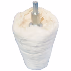 Tampon de coton de haute qualité. Pour le polissage final des surfaces concaves. Tige de 6 mm de diamètre adaptée à la plupar ...
