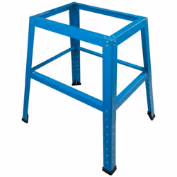 Châssis en acier robuste avec finition thermolaquée. Support stable pour les scies sur table, les scies à onglets et les perc ...