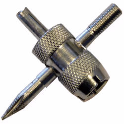 2 embouts à refileter pour nettoyer et réparer l'intérieur et l'extérieur de la plupart des valves. Aléseur pour réparer le s ...